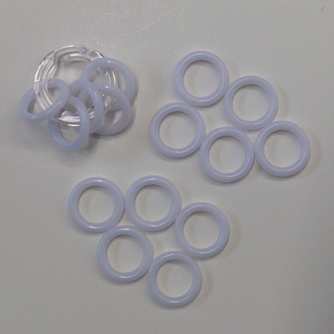 Plastic Sew On Rings for Roman Shades Austrian Shades 20 pcs