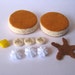 Felt food Pancake set (banana) eco friendly childrens pretend play food for toy kitchen