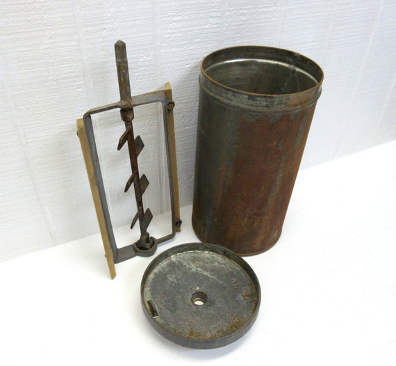 Vintage White Mountain Ice Cream Maker Canister Lid Dasher