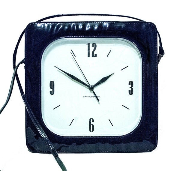 Vintage 90's Clock Purse by LaterOperator on Etsy