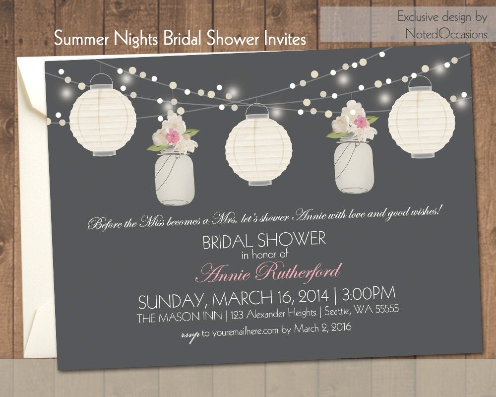 Bridal Shower Invitation Paper 4