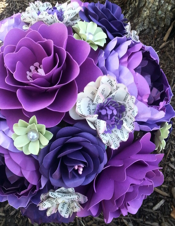 Paper Bouquet Paper Flower Bouquet Wedding Bouquet