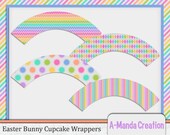 Easter Bunny Printable Cupcake Wrappers Il_170x135