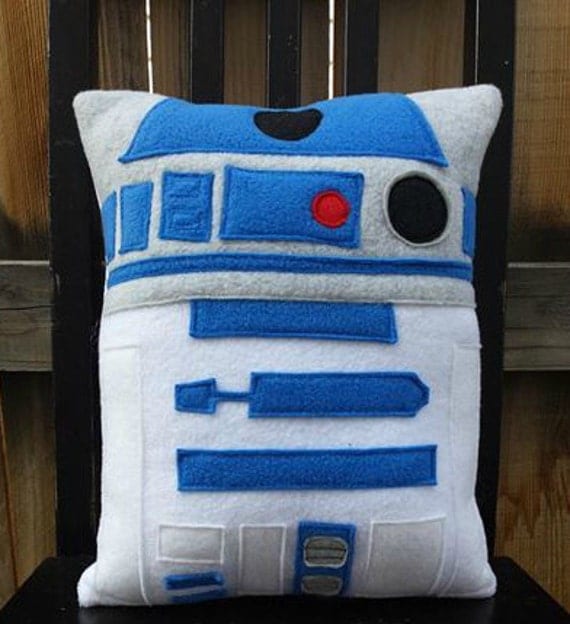 r2d2 star wars pillow cushion gift