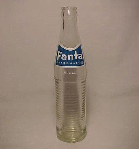 1968 Fanta trade Mark Coca Cola Co. Clear ACL by Bottlessoldcheap