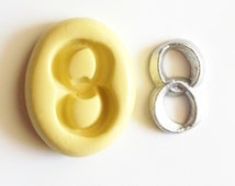 Silicone mold wedding rings #1162 - craft mold, porcelain mold ...