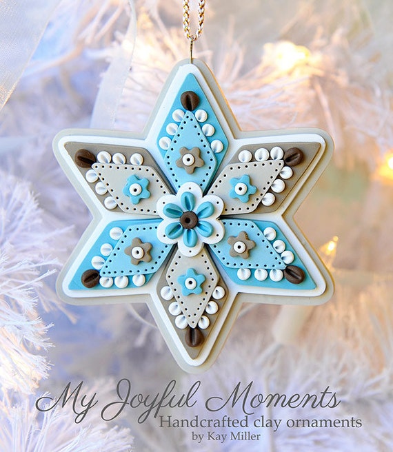 Handcrafted Polymer Clay Ornament