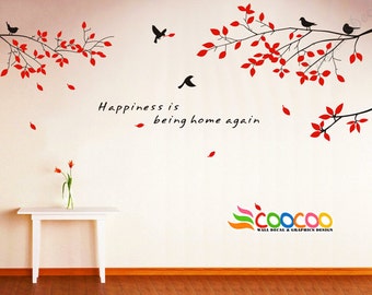 Wall Decal Quote Tree Wall Decal Wall Stickers Removable Vinyl Wall Decal