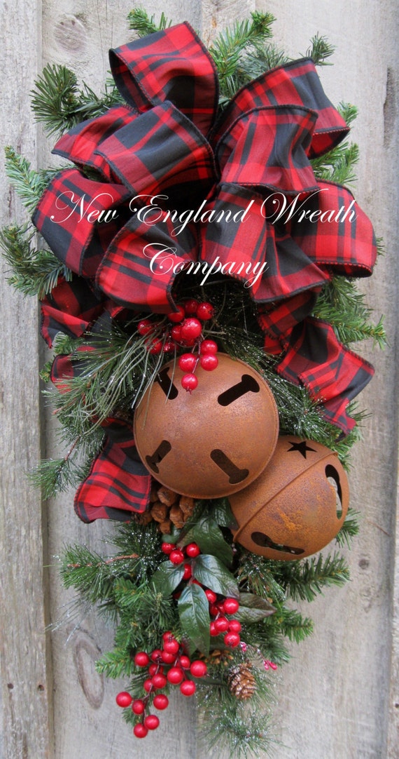 christmas swag holiday door wreath sleigh bells christmas christmas swag holiday door wreath sleigh bells christmas