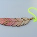 Handpainted feather