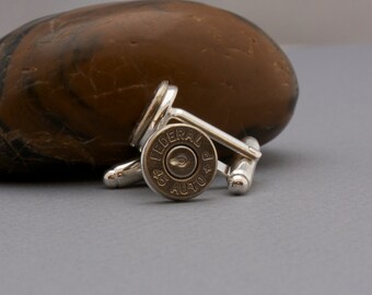 Bullet Jewelry-Bullet Cufflinks-Federal 45 Auto Bullet Jewelry-45 Auto Cufflinks-Bullet Jewelry Accessories-Spent Casings -Groomsmen Gifts