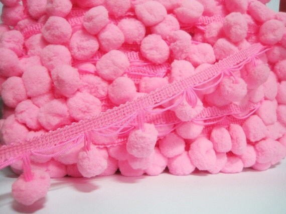 pom pink trim pom large Pink pom cm), Trim trim 2.5 pom Pom Trim, Large (pom Pom size Pink