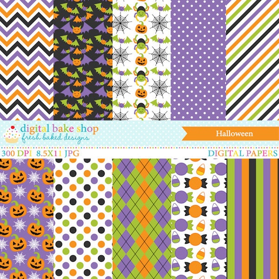 Halloween Scrapbook Paper