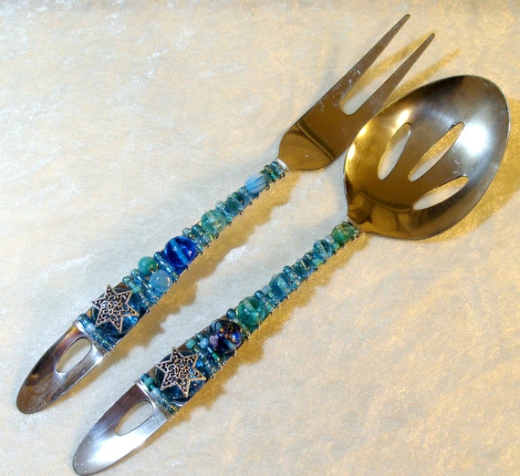 Fork utensils   Spoon Serving serving and Mediterranean beautiful Utensils