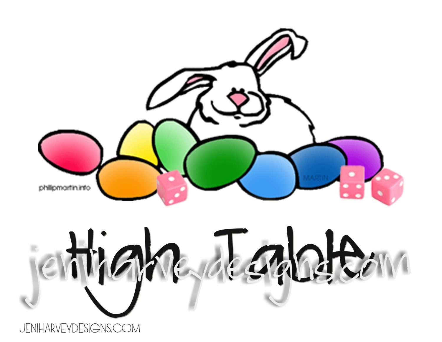 Complete Easter Bunco Score Set