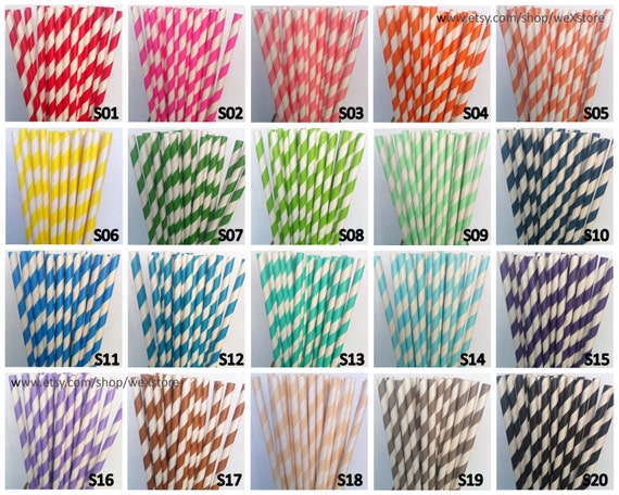100 paper straws pick your color paper straws with free printable diy toppers paper drinking straw from wexstore on etsy studio - Printable Colored Paper 100 paper straws pick your color paper straws with free printable diy toppers paper drinking straw from wexstore on etsy studio - Printable Colored Paper