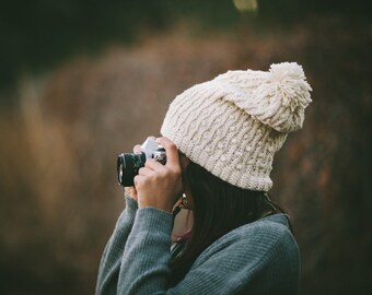 PDF Crochet PATTERN Slouchy Hat Pattern Bobble Hat Pattern