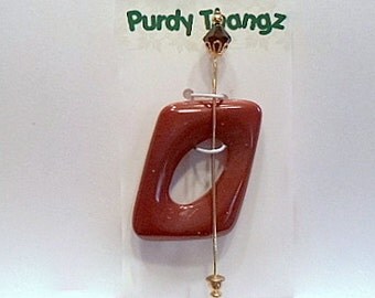 MGS-045 Red Jasper Shawl Pin