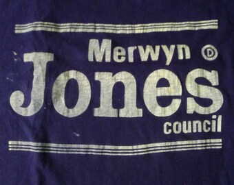 Vintage Merwyn Jones Council T-Shirt