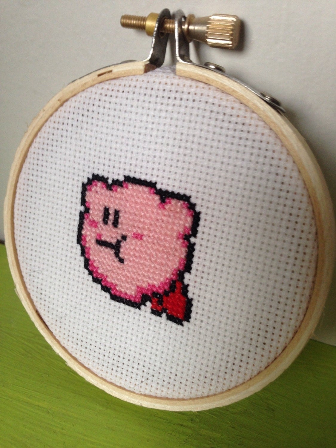 Flying Kirby Cross Stitch by kristen714 on Etsy