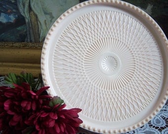Jeannette Pink Milk Glass Cake Stand - Shell Pink Milk Glass Cake Stand - Wedding Cake Stand - Jeannette Pink Cake Stand - Pink Wedding