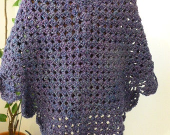 Martha Stewart Style Coming Home Poncho--Crocheted