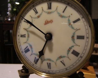 SCHATZ domed anniversary clock, china face, ready for restoration, 1949 made in Germany