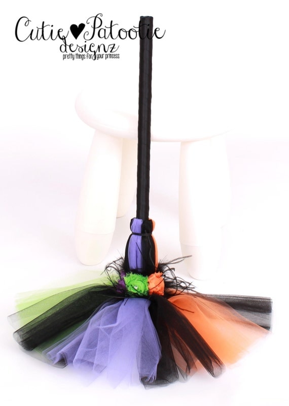 READY TO SHIP: Twinkling Trickster Bitty Broomstick - Halloween Witch Costume Accessory - Infant to Toddler Size Il_570xn