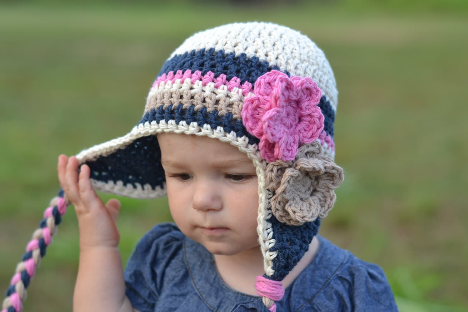 baby girl hat with ears