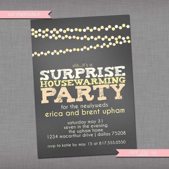 Surprise Bachelorette Party Invitations 2