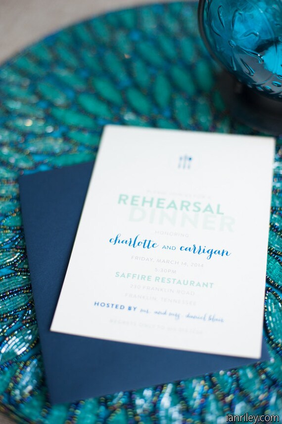 Items similar to Modern Fork and Knife Rehearsal Dinner or Dinner Party