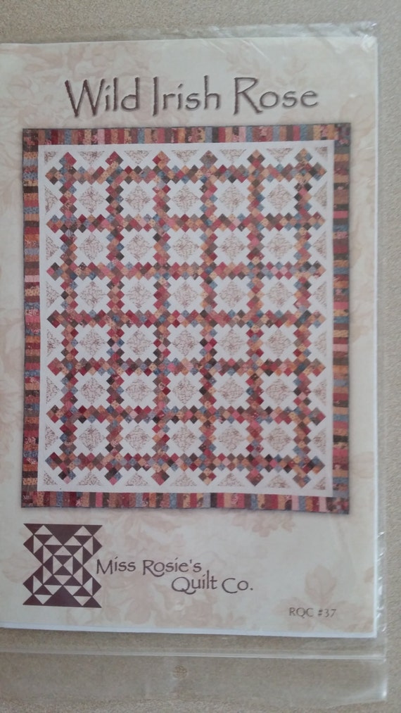 Wild Irish Rose Quilting Pattern by Miss Rosie's Quilt Co.