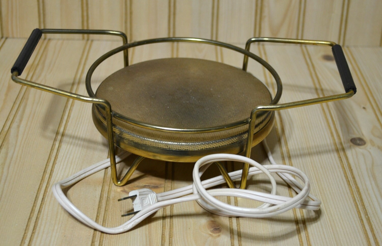 Vintage Round Oval Electric Hot Plate WarmOTray Model 101