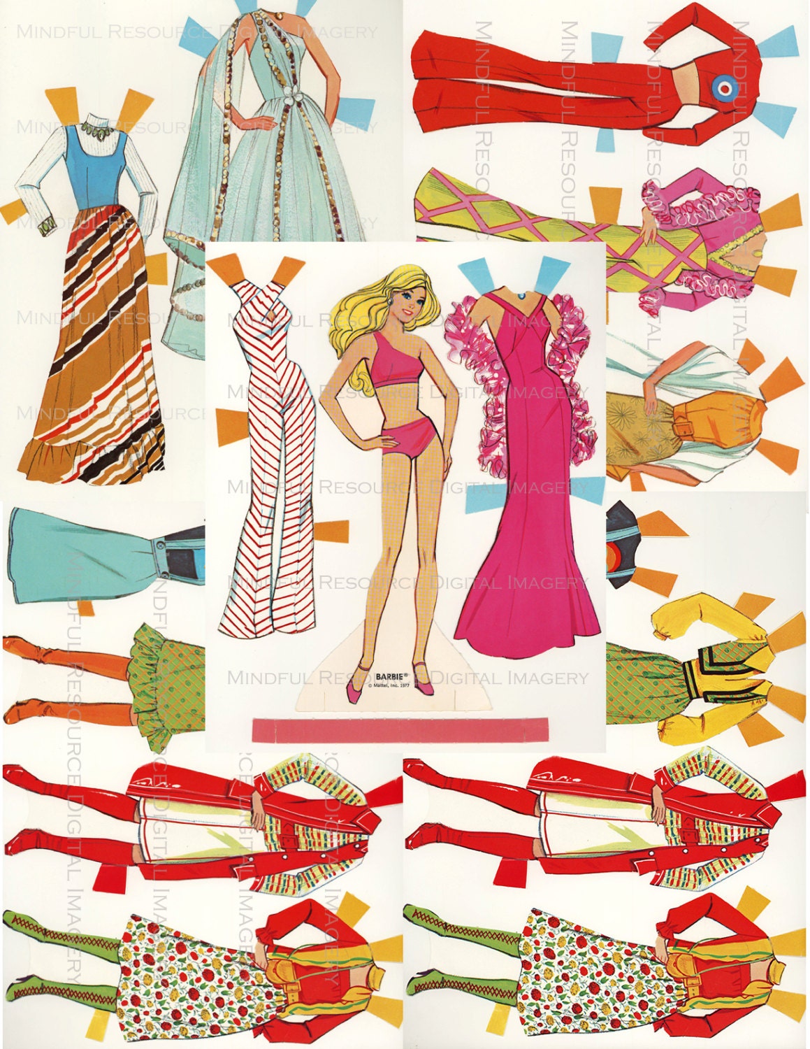 Free Printable Barbie Paper Dolls And Clothes Saved From The Paper