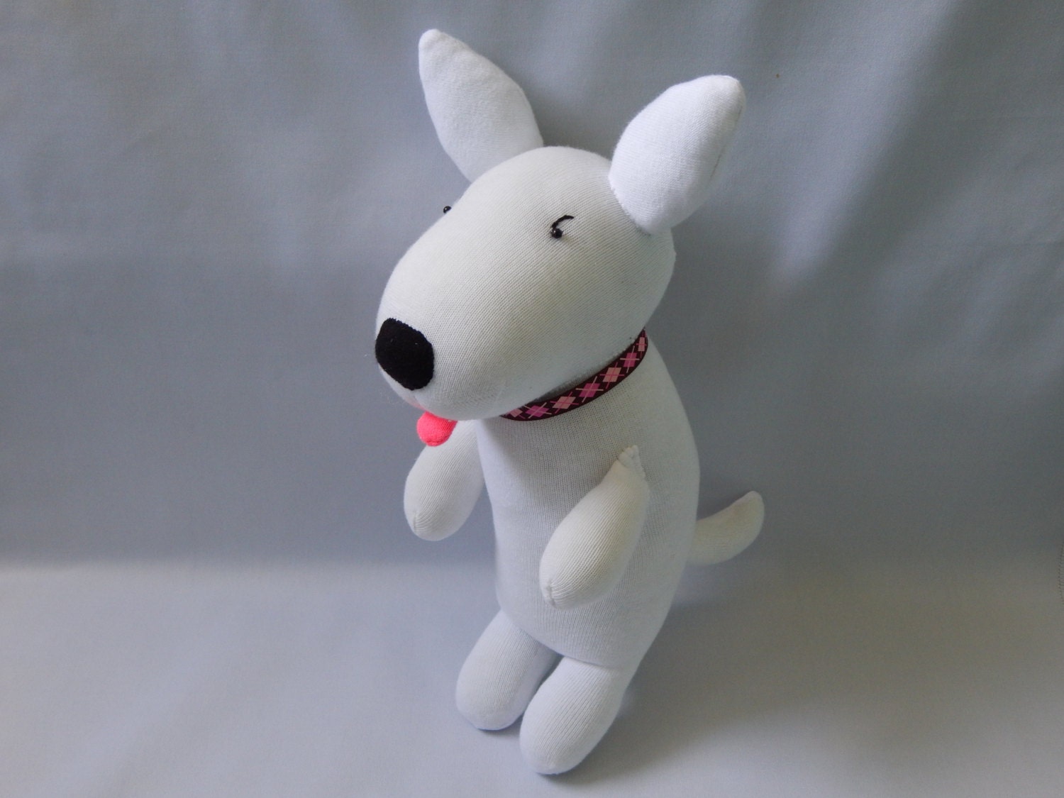 bull terrier stuffed animal