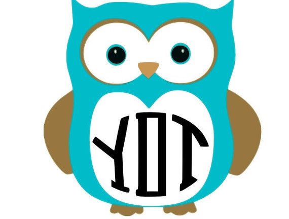 Download Items similar to SVG Owl Monogram Download on Etsy