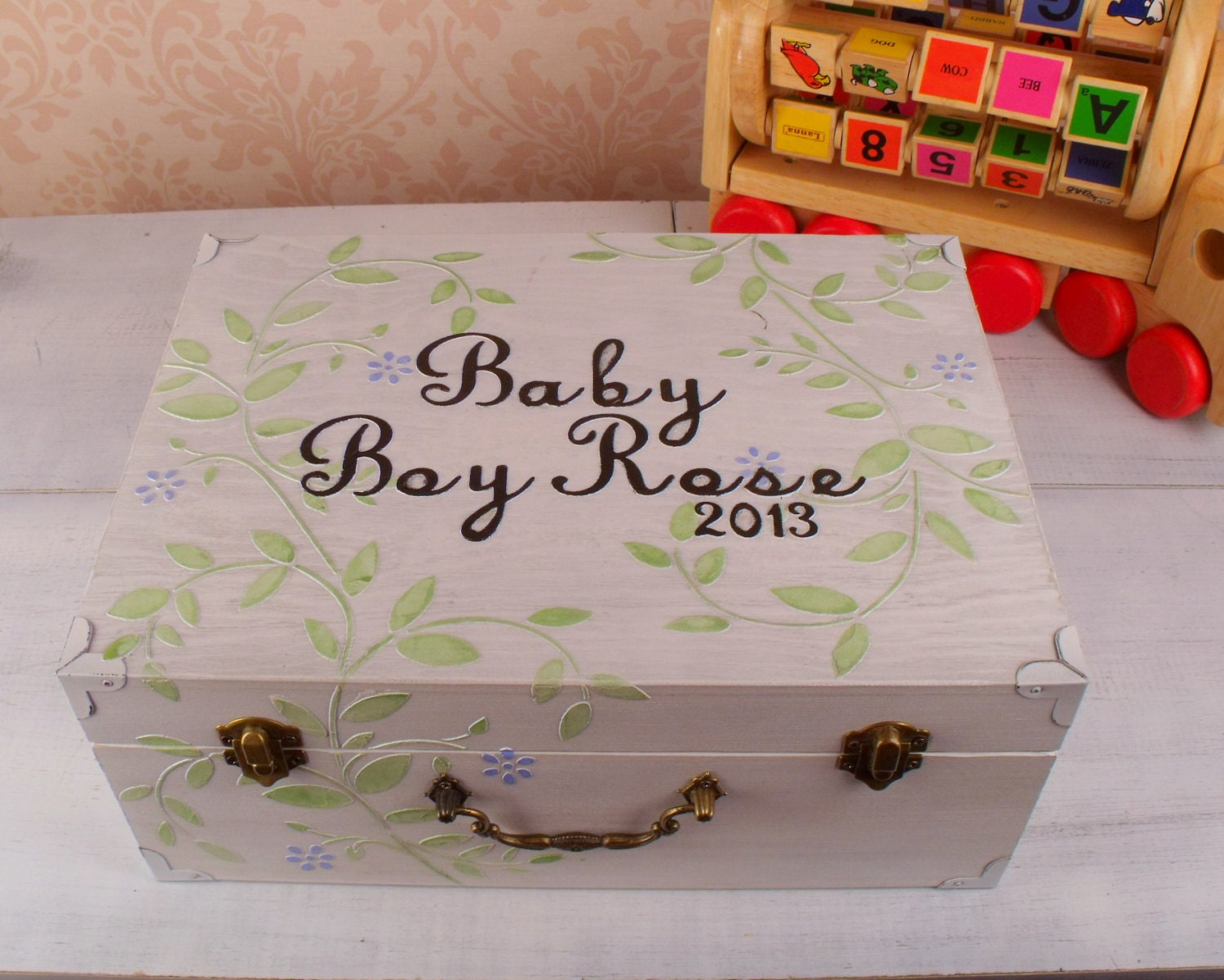 Loss of Baby Memory Box Keepsake Box Rustic by