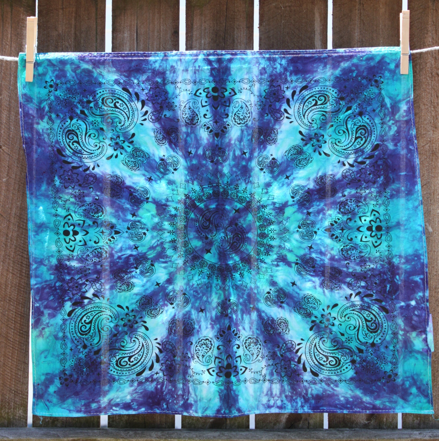 Tie Dye Bandana Carpenter Jeans