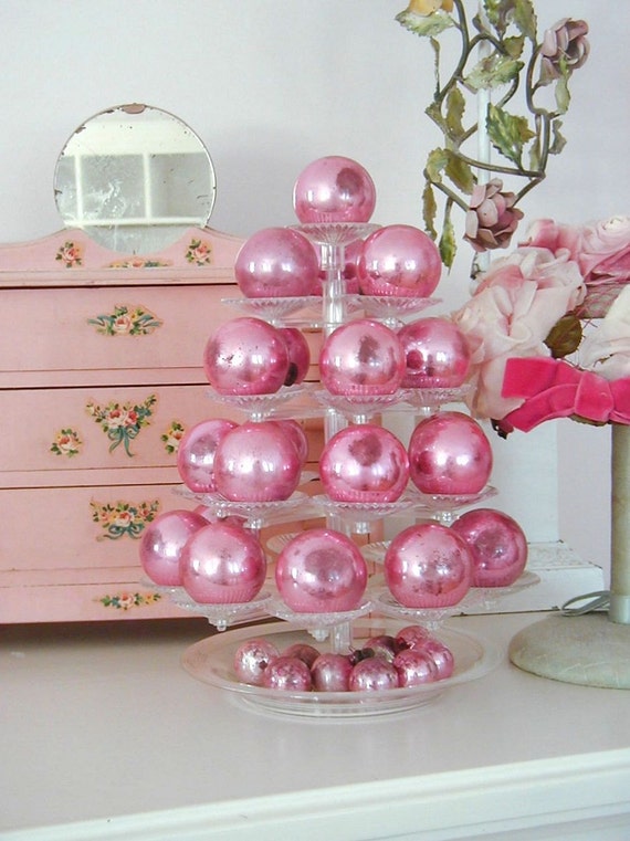 Plastic CHRISTMAS TREE - Vintage - Candy Centerpiece - Tiered - 1950s ...