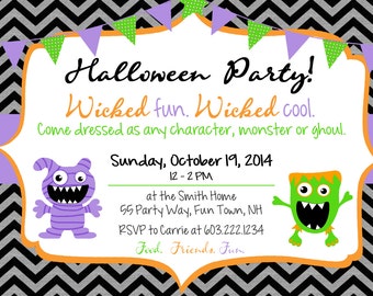 Monster mash invite | Etsy