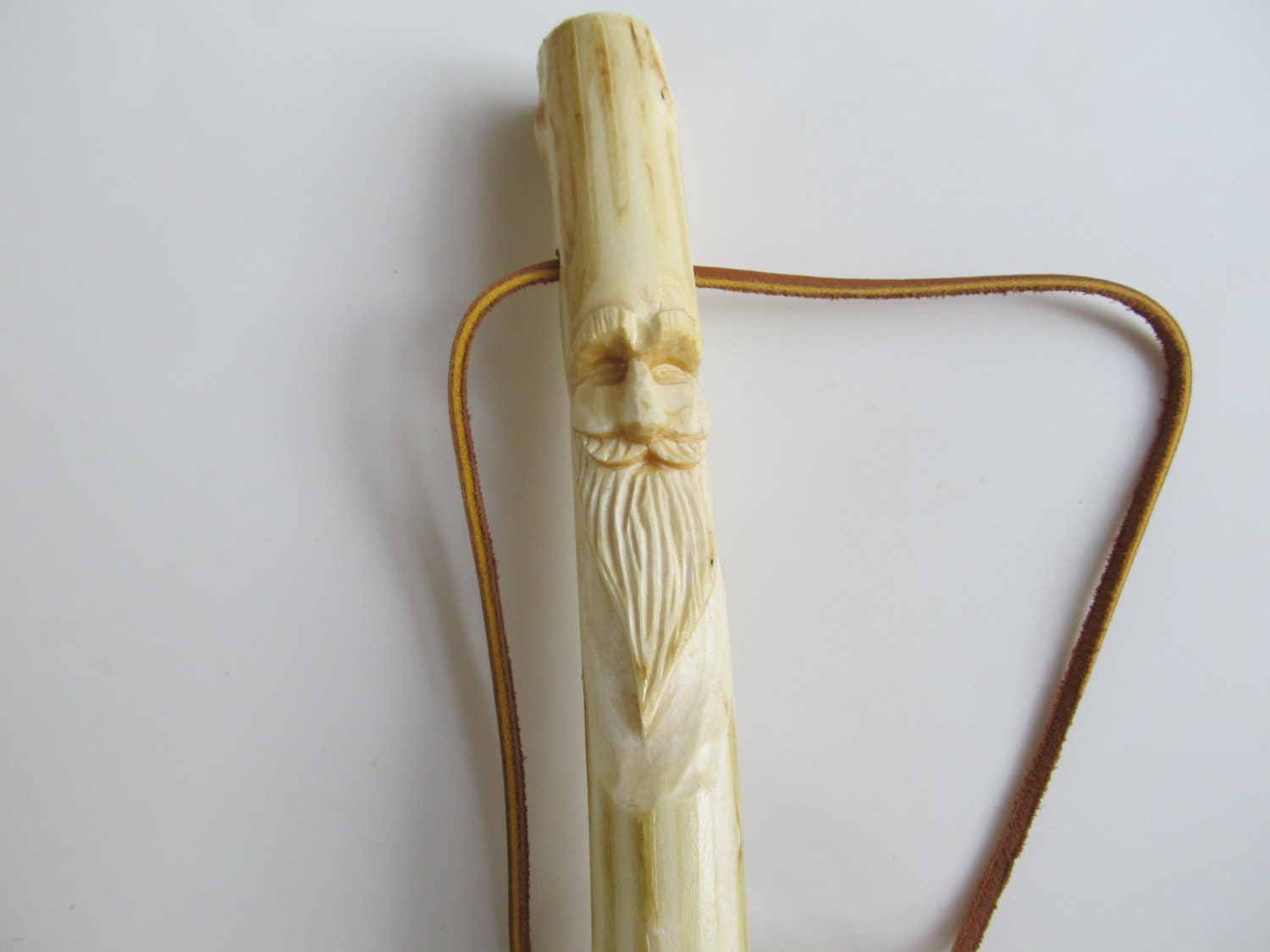 Hiking Stick Walking Stick Hand Carved Wood by NorthWindCarvings