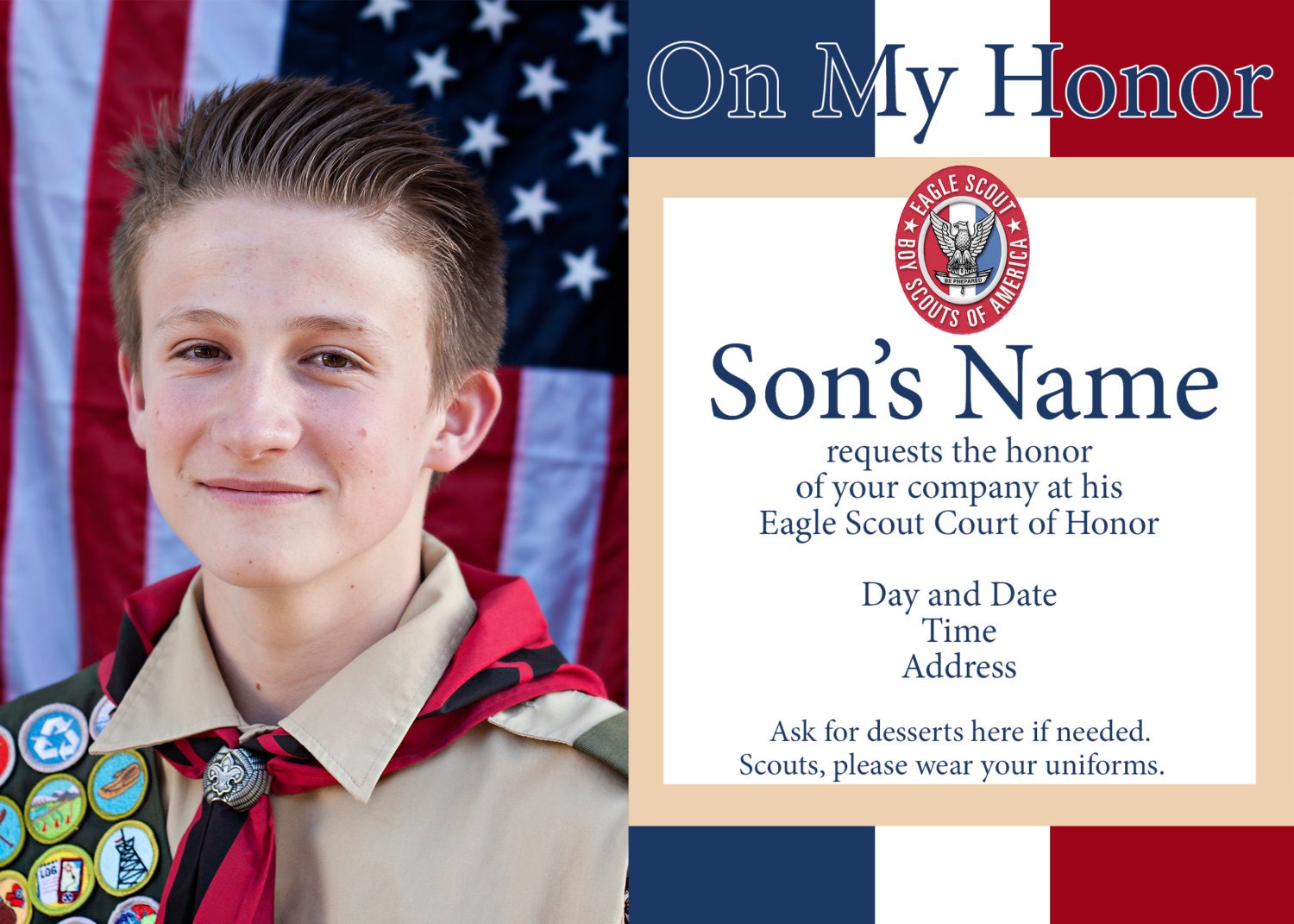 Samples Of Eagle Scout Invitations 9