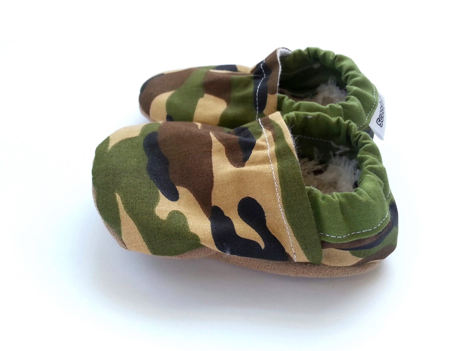 army baby shoes Baby Boy shoes camouflage shoes by ScooterBooties
