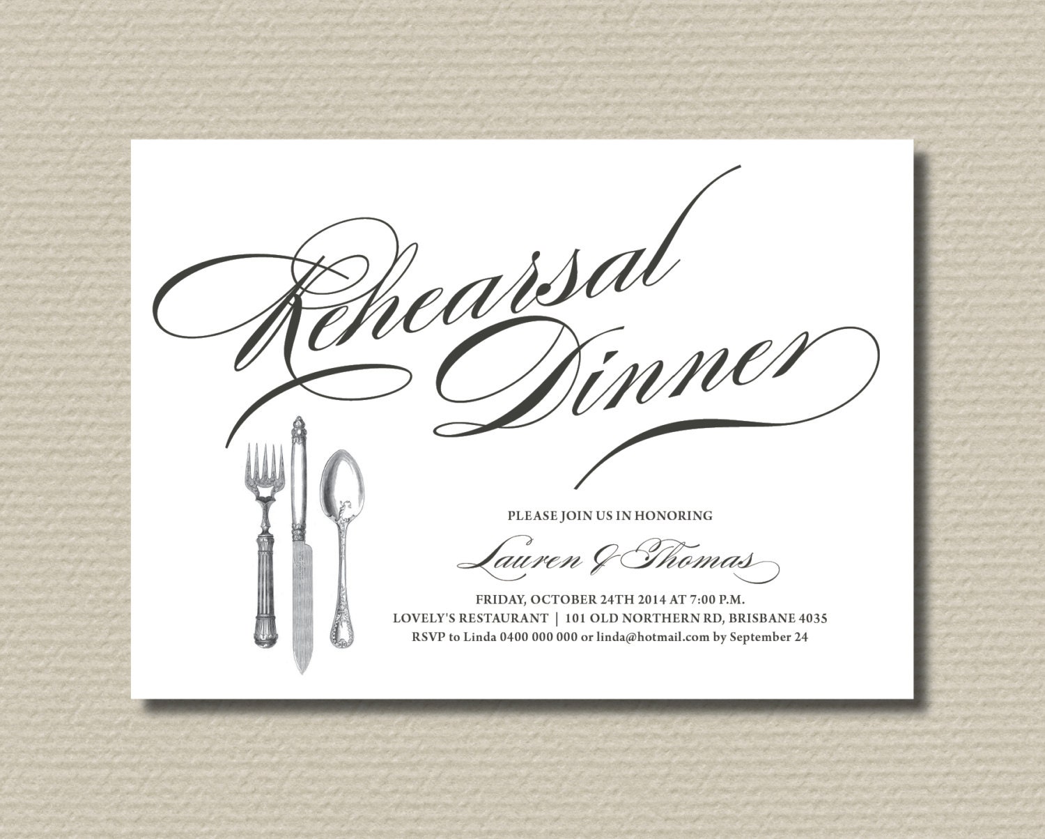 Free Printable Rehearsal Dinner Invitations 6