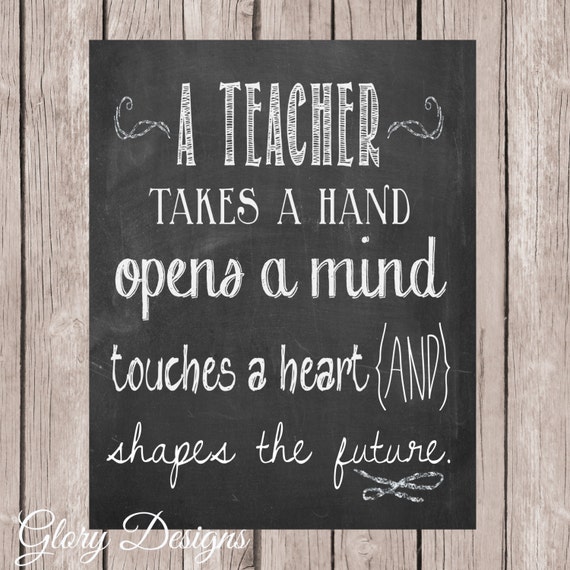 Teacher Appreciation gift Teacher quote Teacher by ...