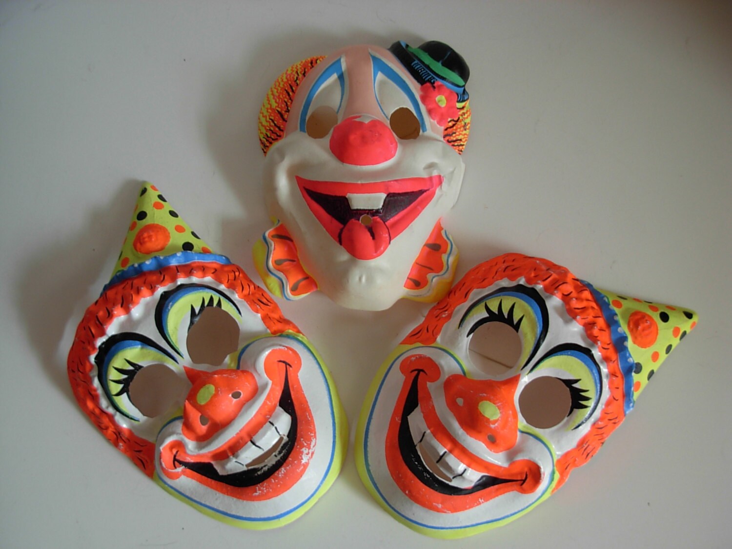 Vintage Halloween Mask Clown Mask by Ben Cooper Inc.