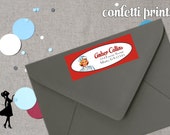 Nurse Graduation Address Label - CALLING THE SHOTS Printable Il_170x135