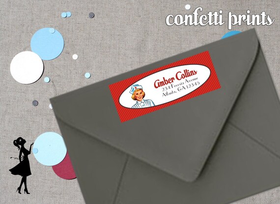 Nurse Graduation Address Label - CALLING THE SHOTS Printable Il_570xn