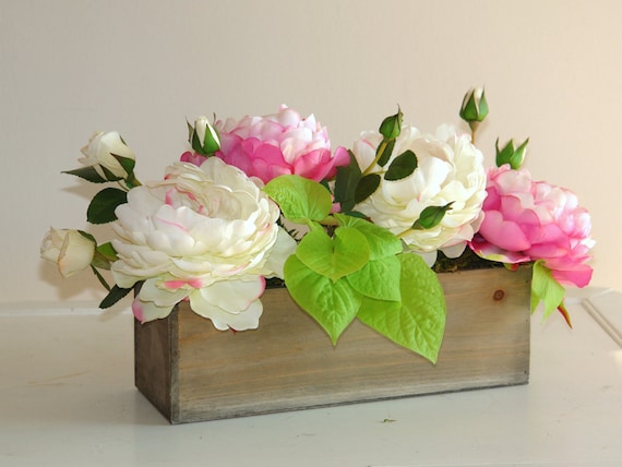 , flowers, planter box rustic pot vases for wedding wooden boxes 