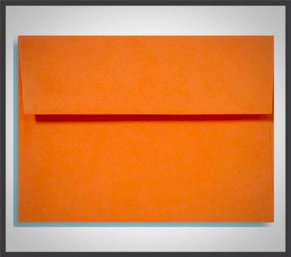 Orange Envelopes Orange Envelopes Orange Wedding Envelopes